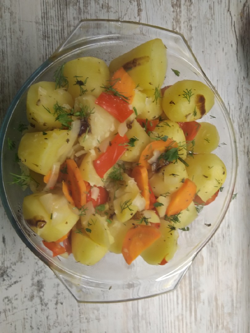Рецепт: Морковь и лук запеченные в рукаве | в духовке