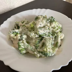 Брокколи в сливках🥦