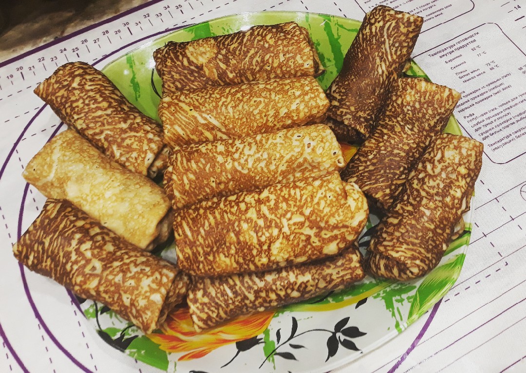 Блинчики с мясом