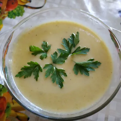 Кабачковый суп - пюре