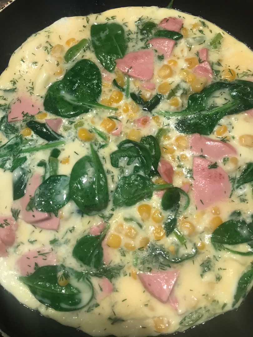 Омлет с овощами