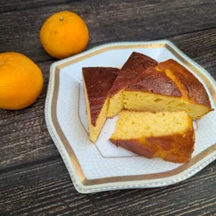 Кукурузно-апельсиновый пирог