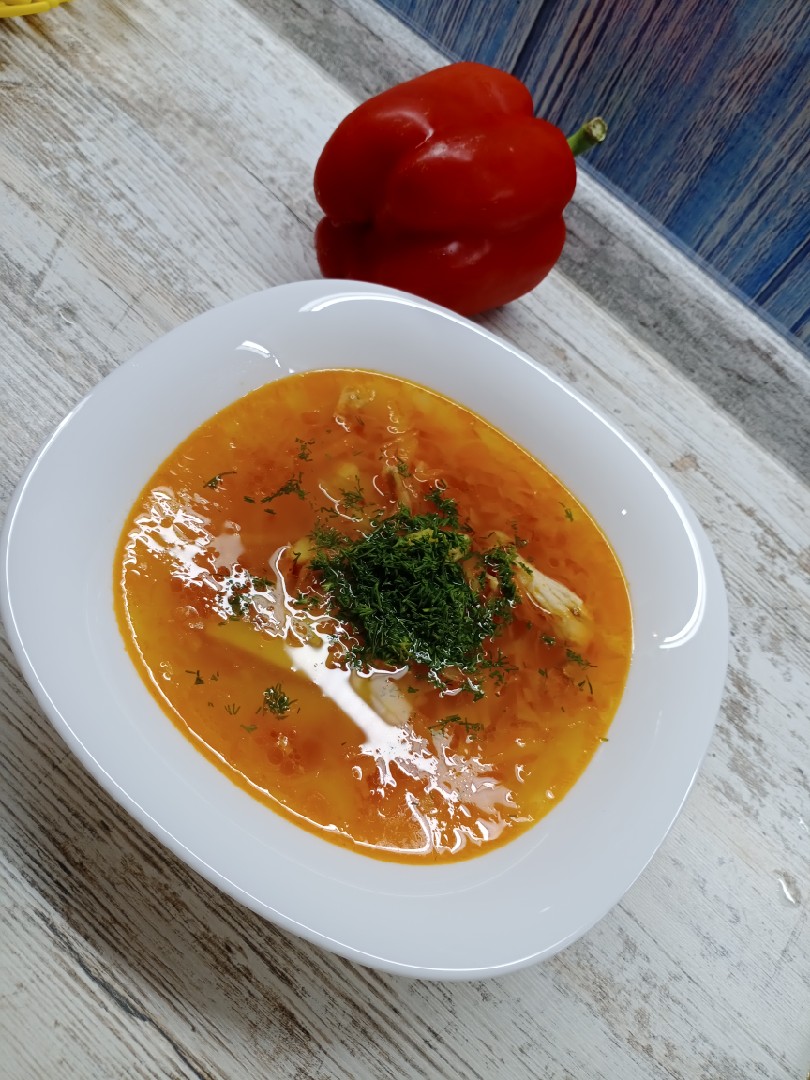 Кислые щи с домашним томатом