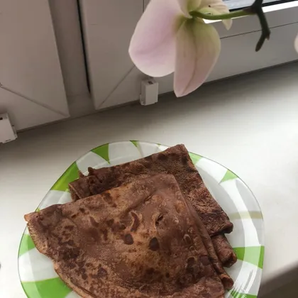Шоколадные блинчики на завтрак