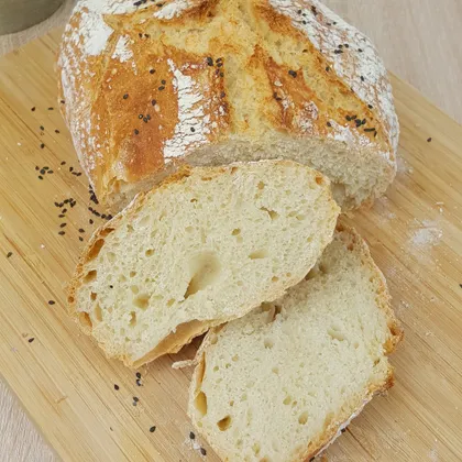 Мягчайший и пористый ХЛЕБ с хрустящей корочкой! 🍞