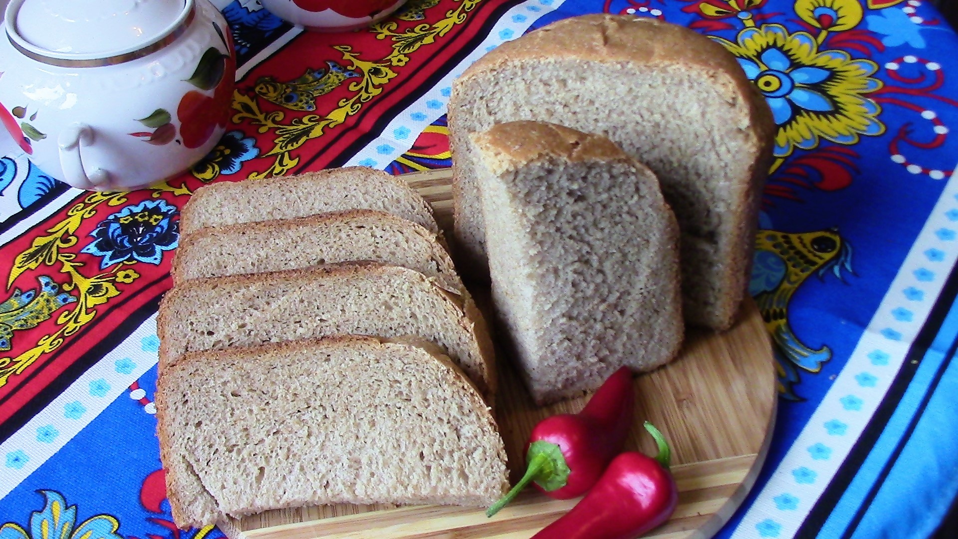 пшенично ржаной хлеб в хлебопечке рецепт из ржаной муки | Дзен