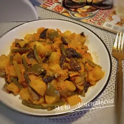 Овощное рагу с грибами