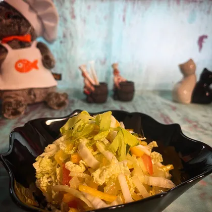 Овощной салат с пекинской капустой