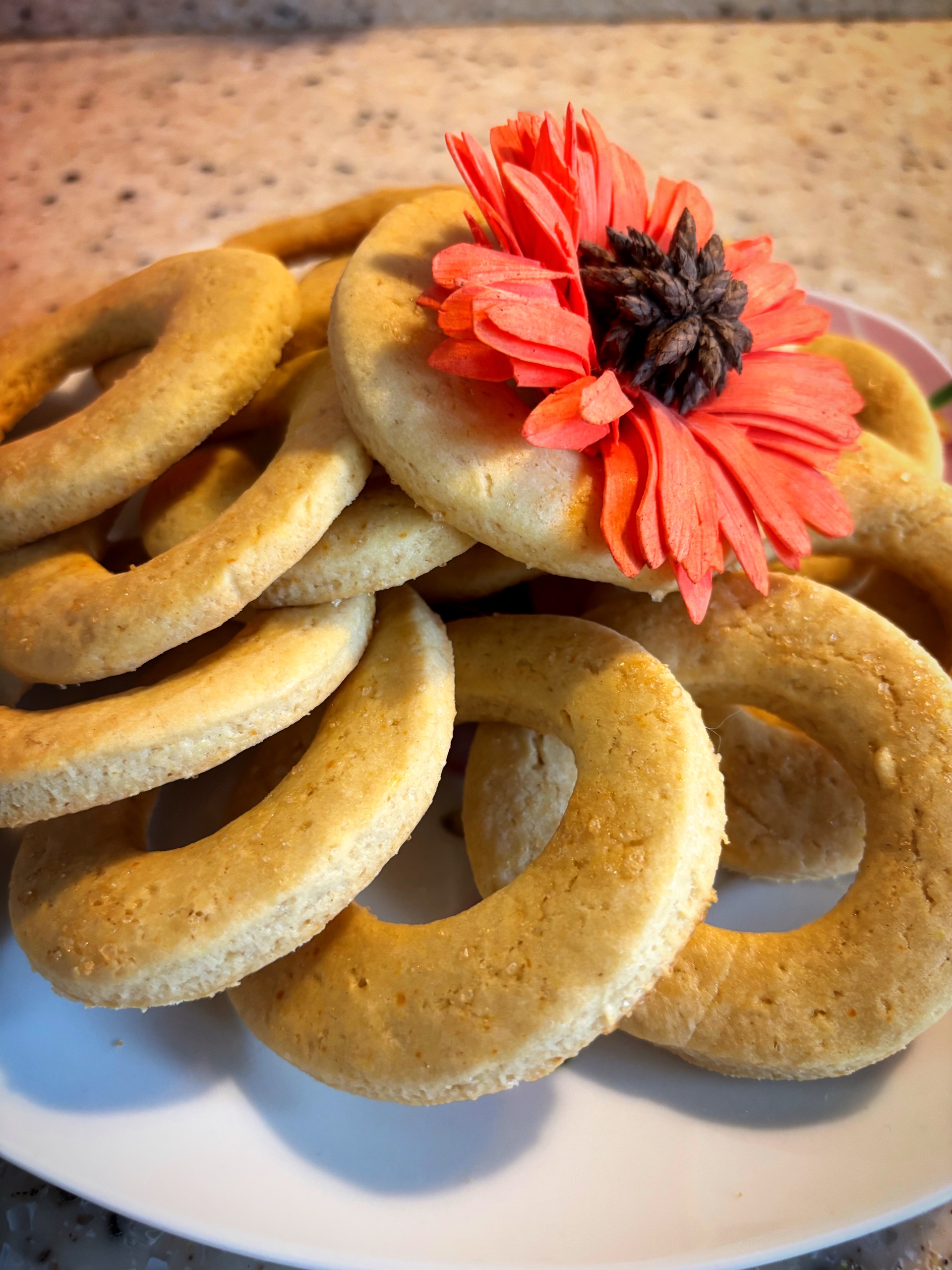 Сахарные колечки