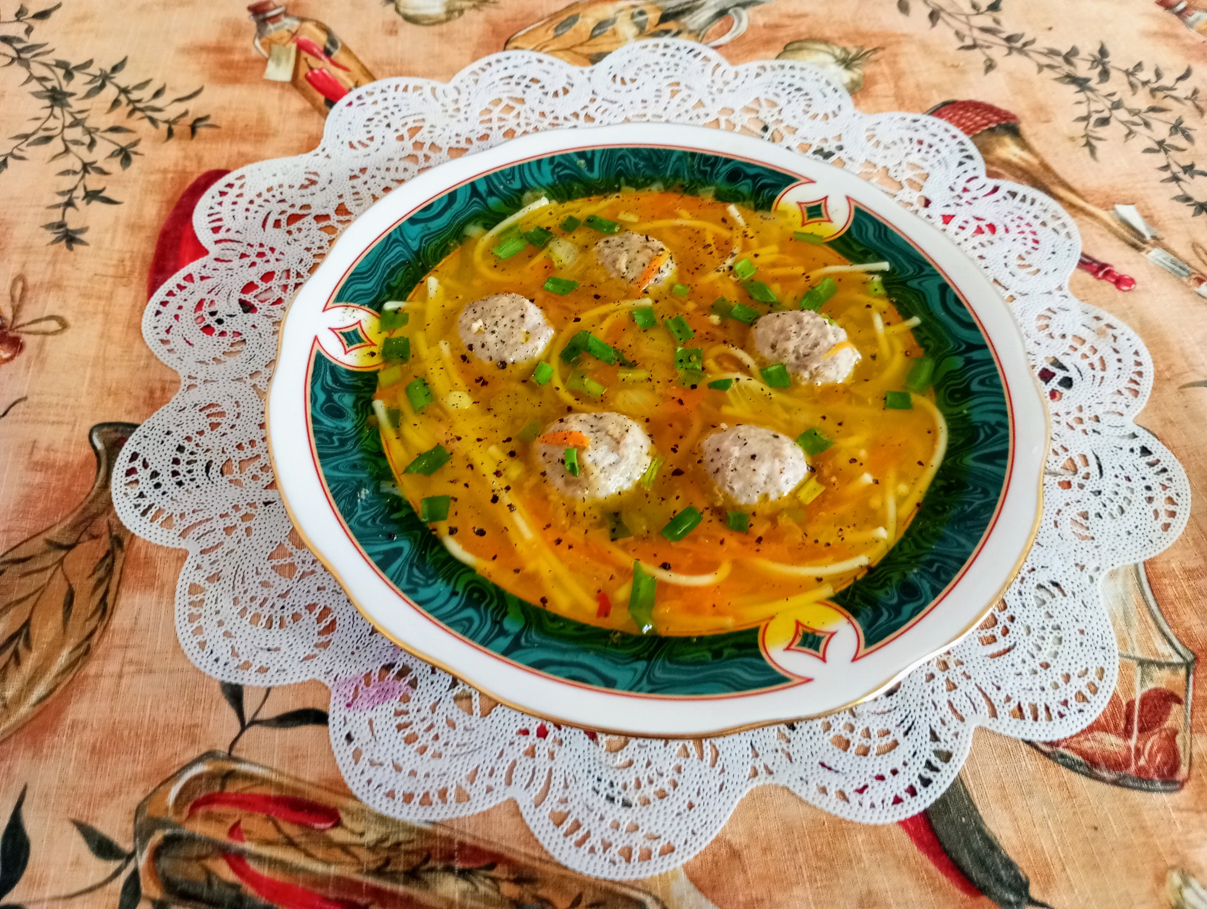 Суп с фрикадельками  