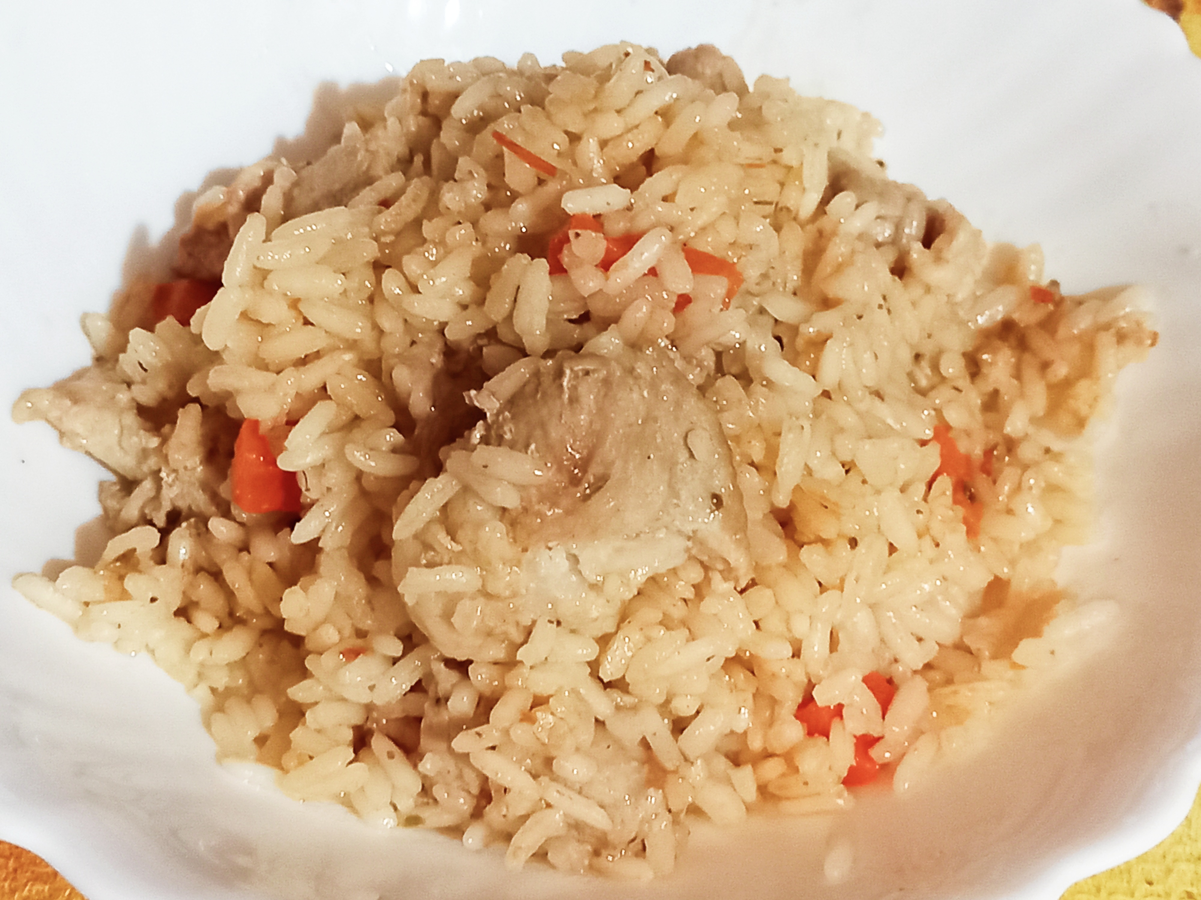 Плов со свининой в казане