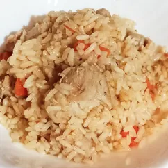 Плов со свининой в казане