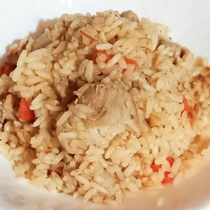 Плов со свининой в казане