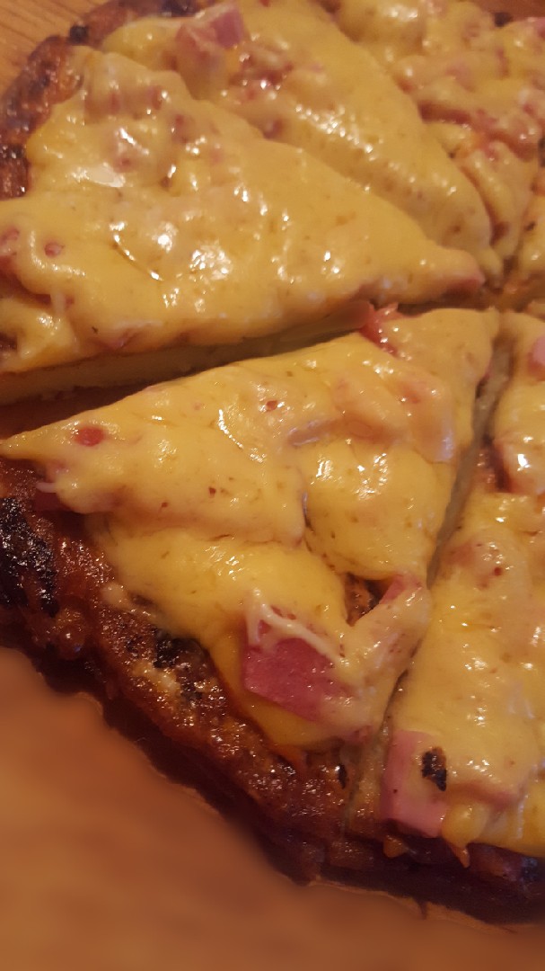 Пицца на картофельном тесте без духовки 🍕