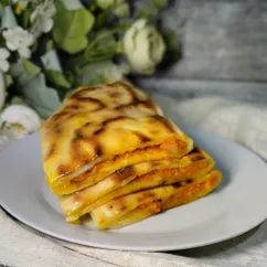 Хингалш с тыквой. Чеченские лепешки на кефире с тыквенной начинкой