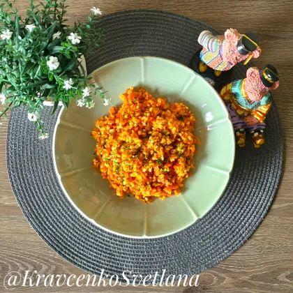 Булгур с овощами