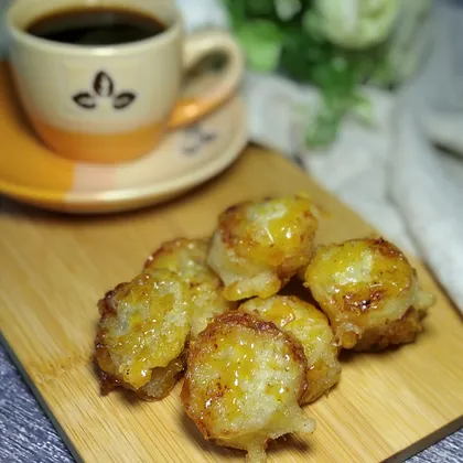 Жареные бананы в карамели