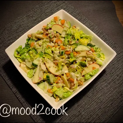 Рубленый салат с заправкой из горгонзолы| Chopped Salad with Blue Cheese Dressing