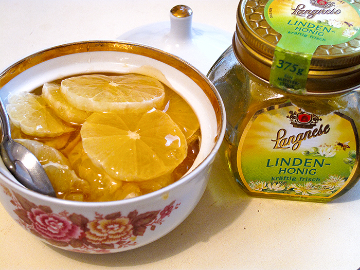 Лимоны в мёде.  In Honig eingelegte Zitronen
