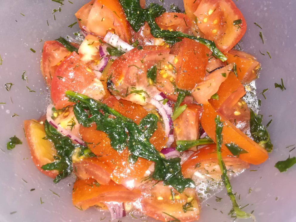 Летний салат зимой