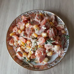 Морковный салат с сыром