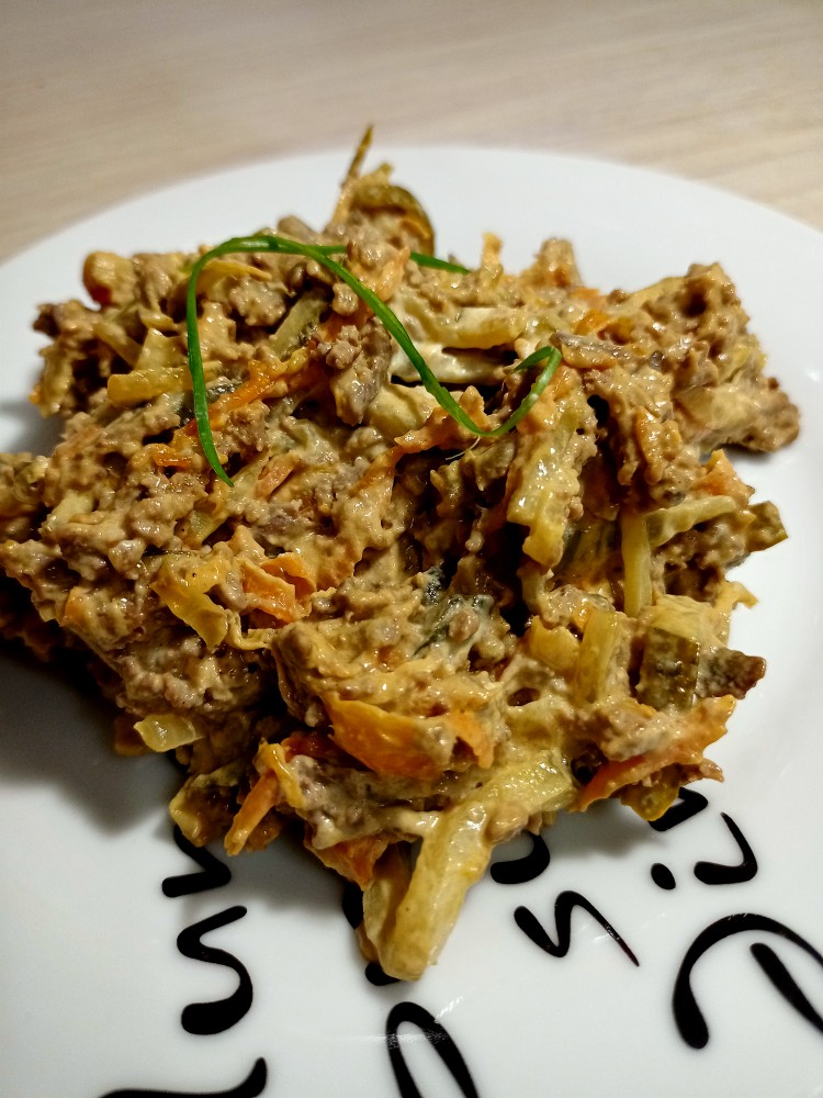 Печеночный салат