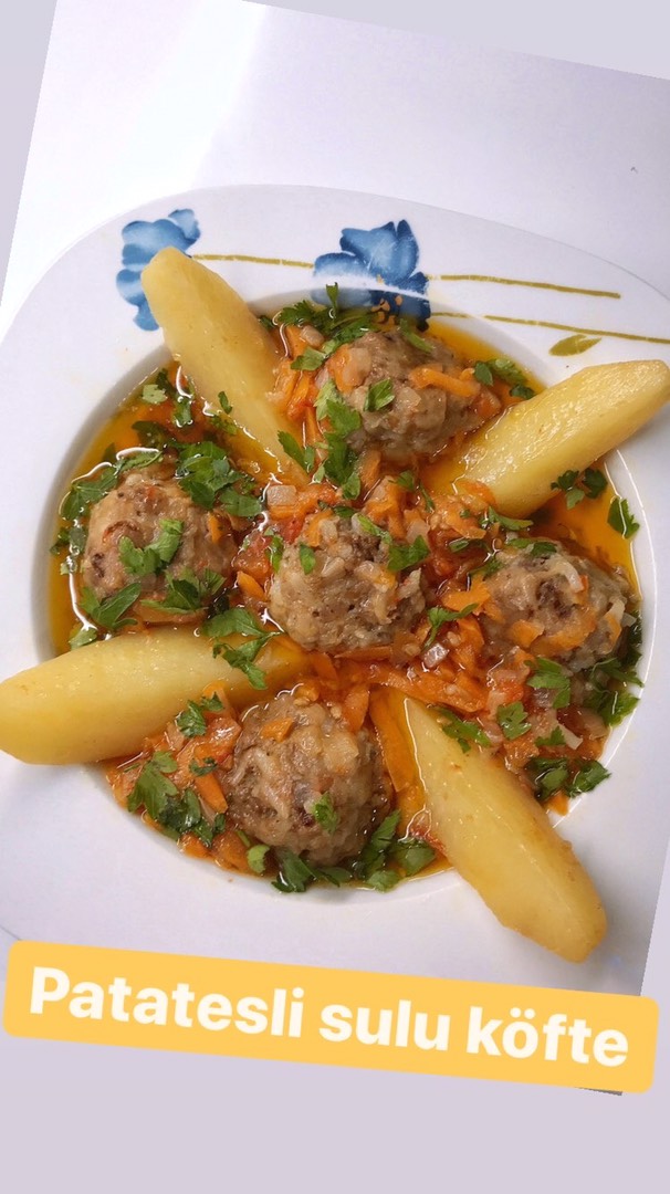 Фрикадельки с картофелем