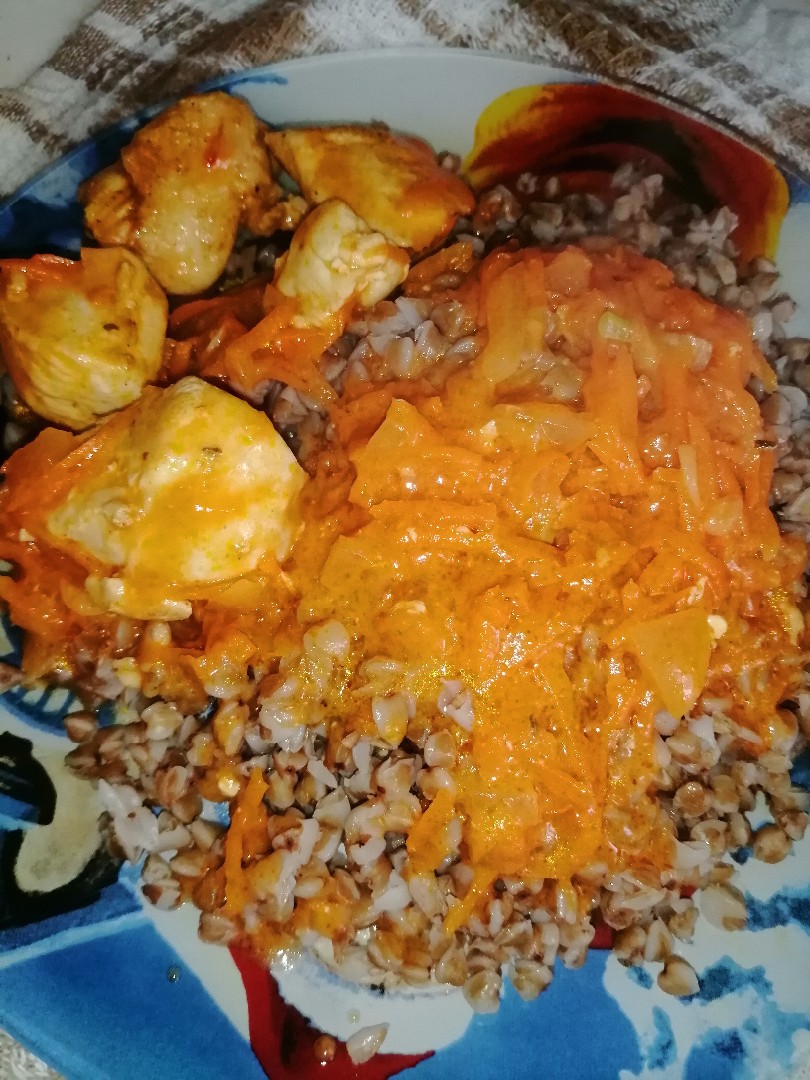 Сочное куриное филе с подливой