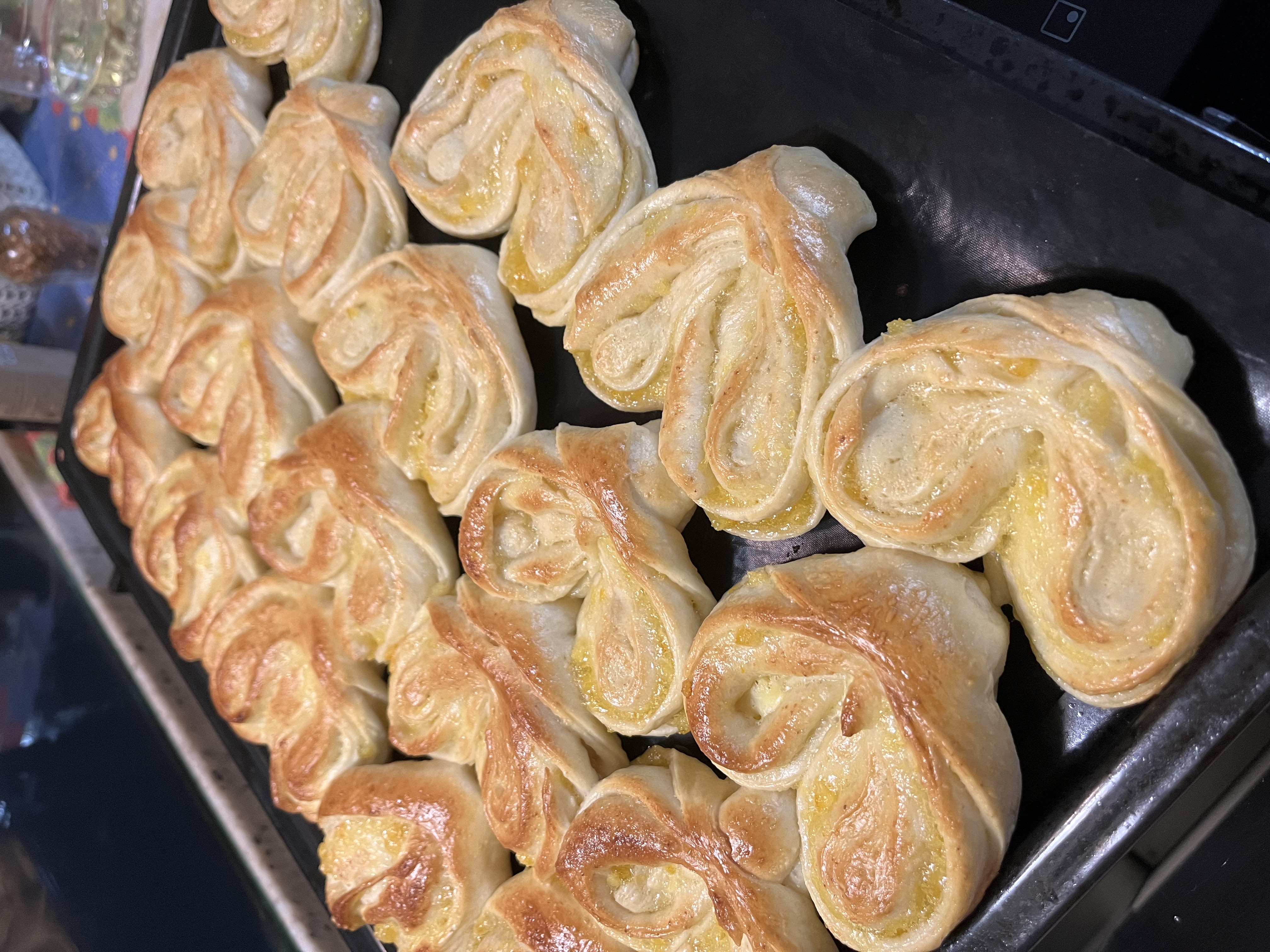 Булочки - сердечки с джемом
