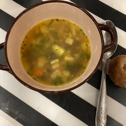 Суп из консервированной фасоли