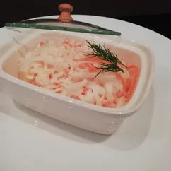 Салат из белой редьки со сметаной 😋😋😋