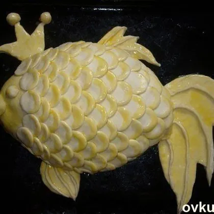 'Рыбный пирог «Золотая рыбка»'