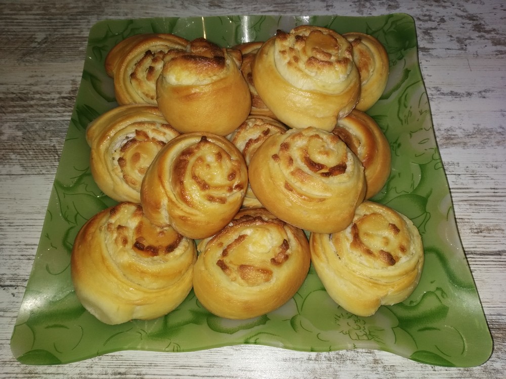 Улитки с творогом