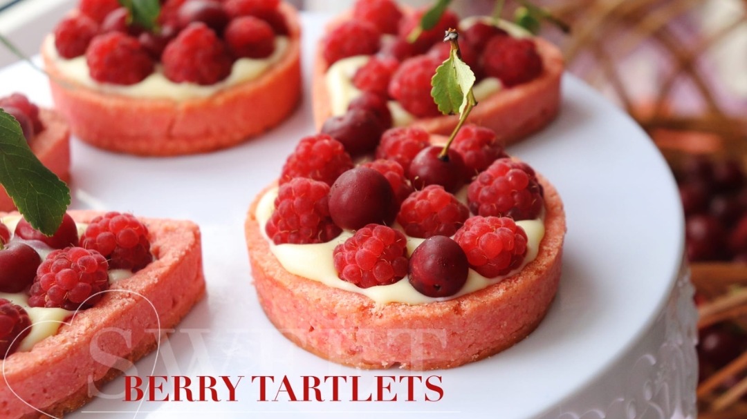 Ягодные тарталетки | Малиновая тарталетка | Berry Tartlets Recipe