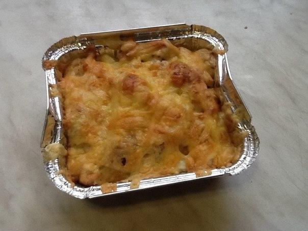 Гратен с курицей