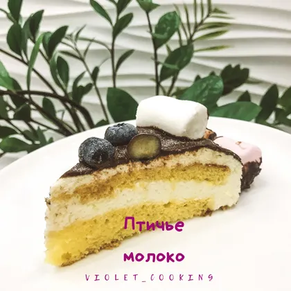 Торт птичье молоко❤️