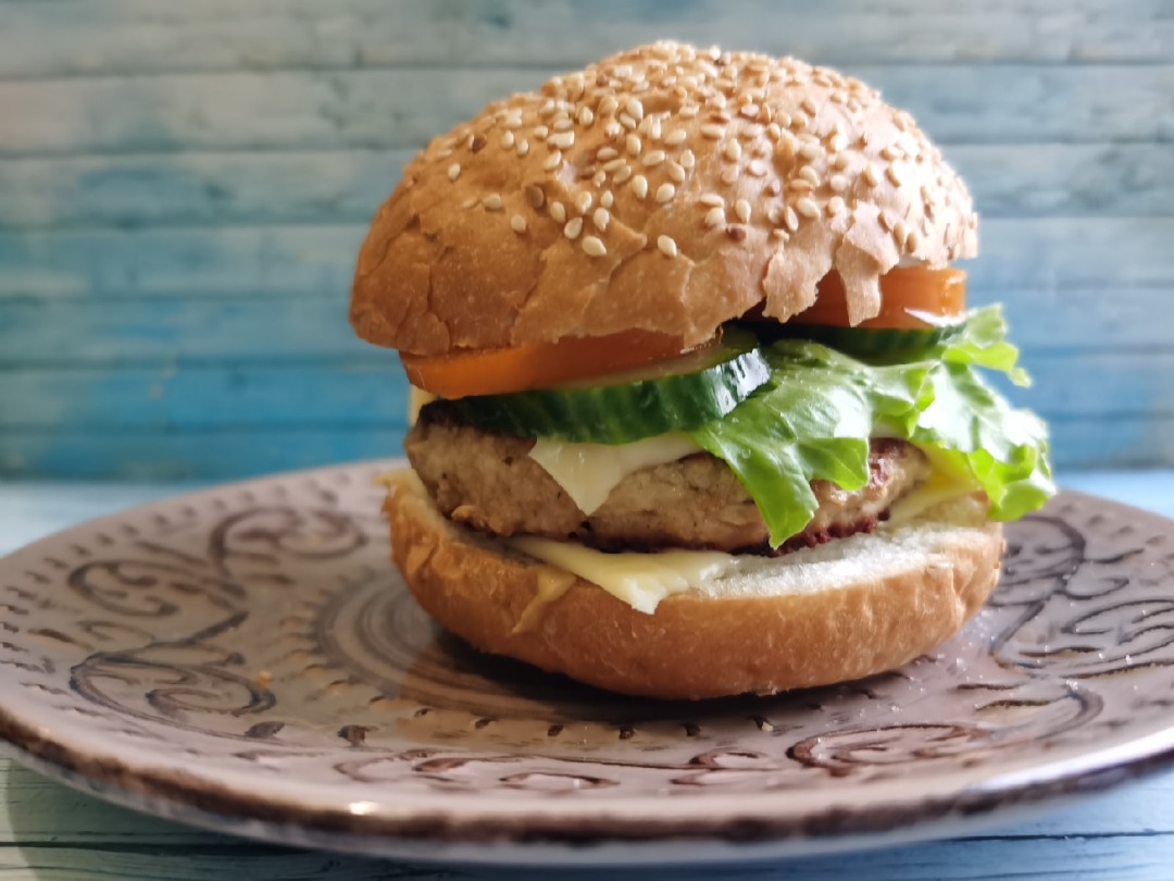 Вегетарианский бургер рецепт – Американская кухня: Закуски. «Еда»