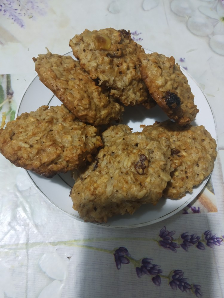 Овсяное печенье с яблоком.🍎