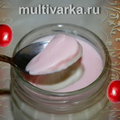 Вишнёвый йогурт в аэрогриле