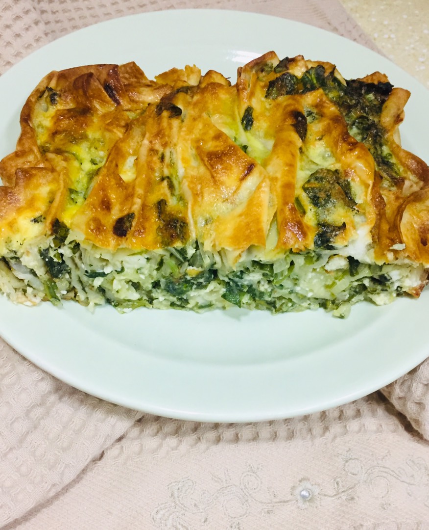 Пирог из шпината (испанакли бурек)