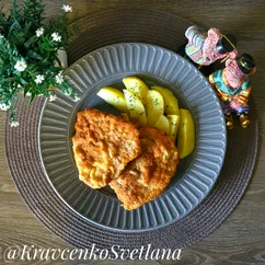 Шницель из свинины на сковороде