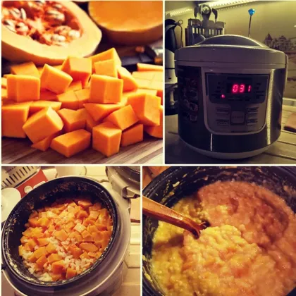 Тыквенная каша с рисом в мультиварке