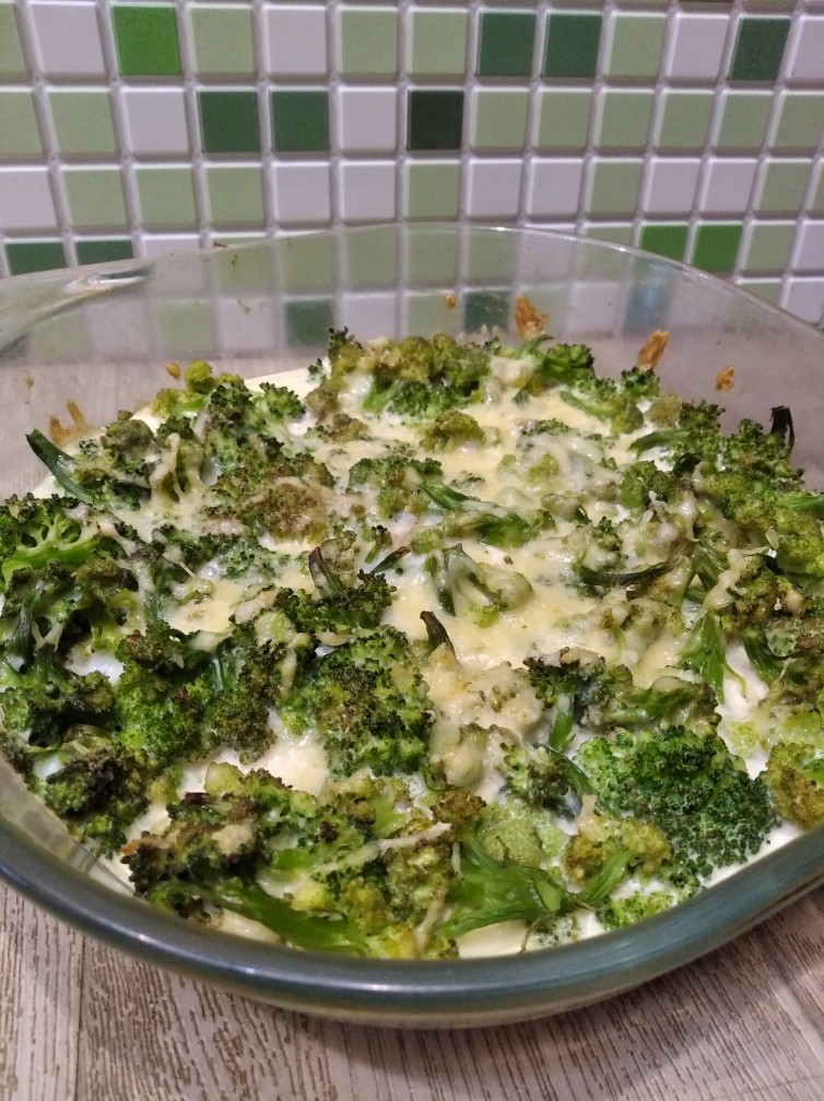 Запеканка с брокколи