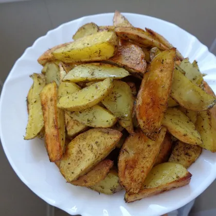 Картофель по-деревенски. 🥔 🥔🥔