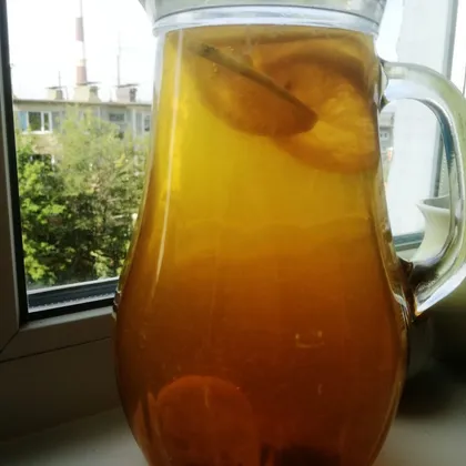 Холодный чай с лимоном #летниедесерты