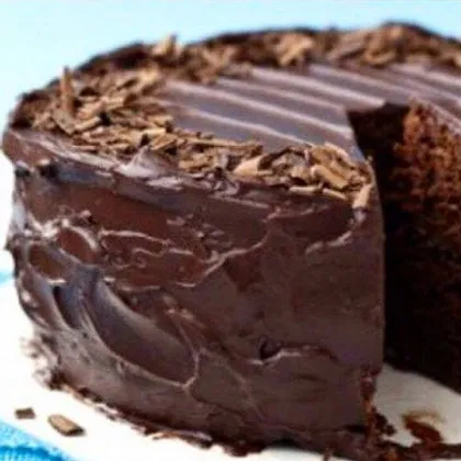 Шоколадный тортик без яиц