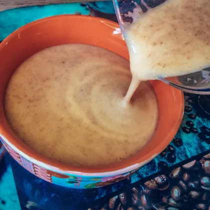 Крем-суп с грибами и сыром