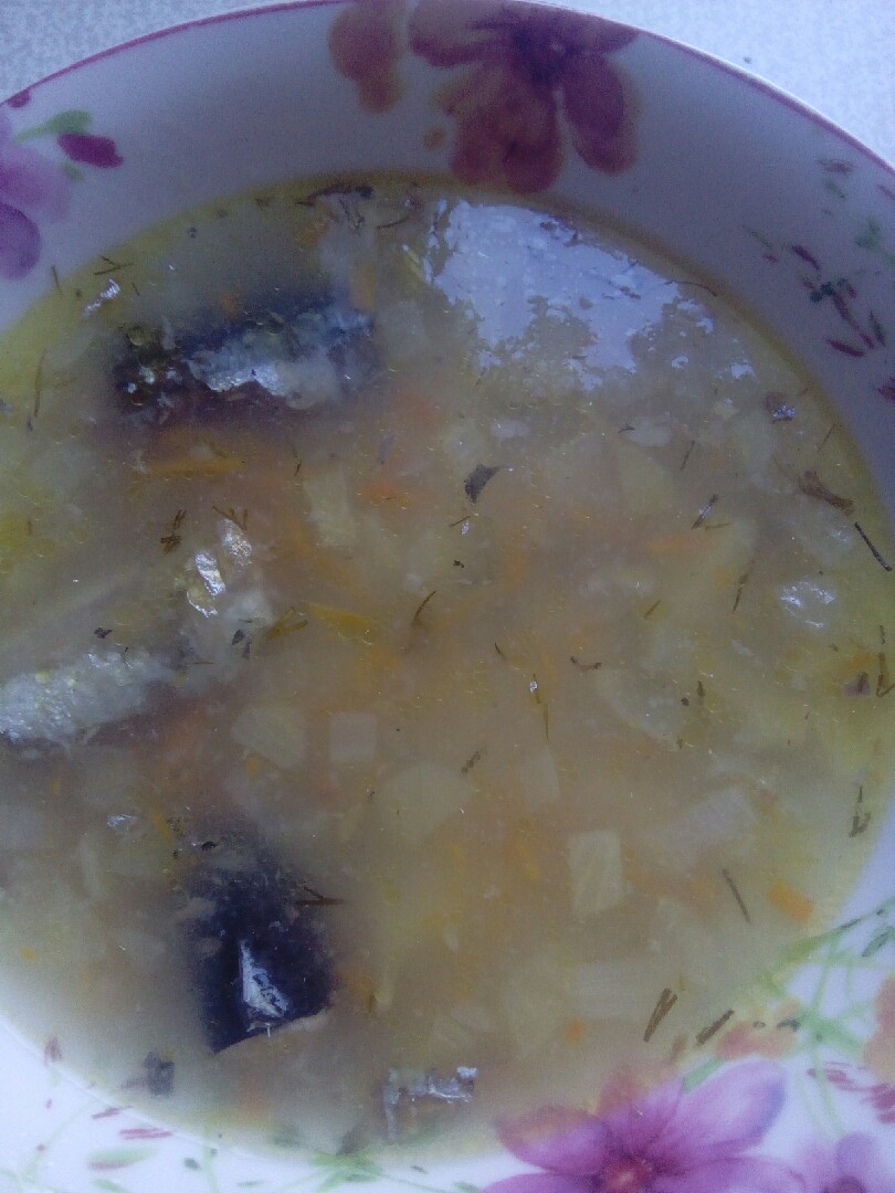 Советский суп из консервированной горбуши на новый лад - пошаговый рецепт с фото