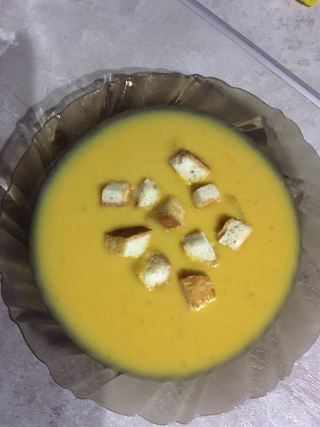 Суп пюре с тыквой