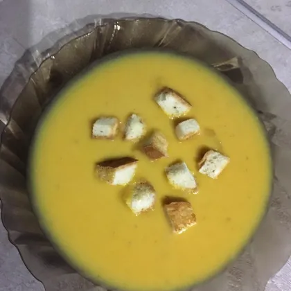 Суп пюре с тыквой